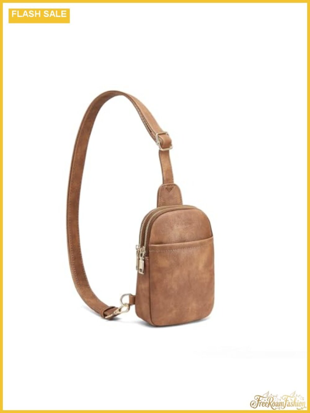 Faux Leather Crossbody Sling Bag Fanny Pack Women Belt Bag Gift